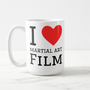 Ik hou van martialartsfilms koffiemok