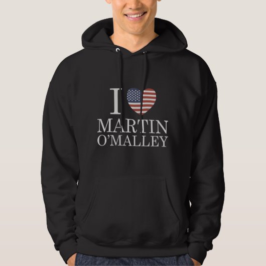 Ik hou van Martin O'Malley Hoodie (Voorkant)