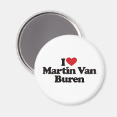 Ik hou van Martin Van Buren Magneet (Voorkant / Achterkant)