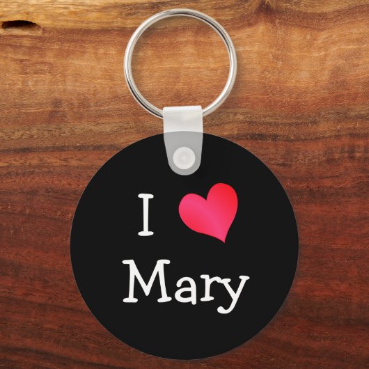 Ik hou van Mary Sleutelhanger (Voorkant)