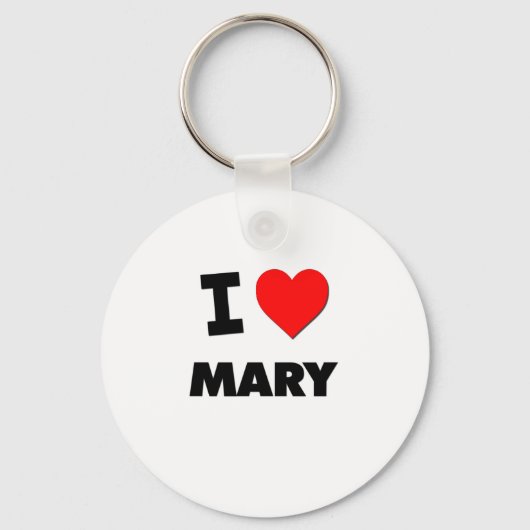 Ik hou van Mary Sleutelhanger (Voorkant)