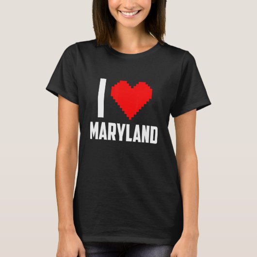 Ik hou van Maryland T-shirt (Voorkant)