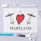 ik hou van maryland tissuepapier (Craft)