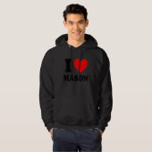 Ik hou van Mason Hoodie (Voorkant volledig)