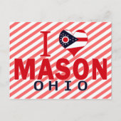 Ik hou van Mason, Ohio Briefkaart (Voorkant)