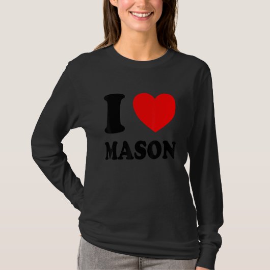 Ik hou van Mason T-shirt (Voorkant)