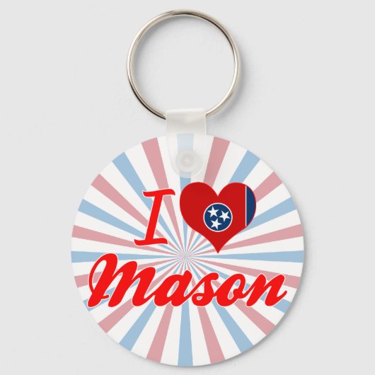 Ik hou van Mason, Tennessee Sleutelhanger (Voorkant)