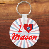 Ik hou van Mason, Tennessee Sleutelhanger (Voorkant)