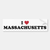 Ik hou van Massachusetts Bumpersticker (Voorkant)