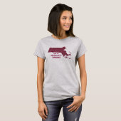 Ik hou van Massachusetts Cranberries T-shirt (Voorkant volledig)