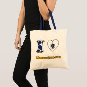 Ik hou van Massachusetts Tote Bag (Voorkant (product))