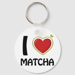 Ik hou van Matcha T-Shirt Sleutelhanger