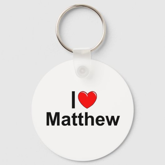 Ik hou van Matthew Sleutelhanger (Voorkant)