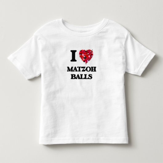 Ik hou van Matzoh Balls Kinder Shirts (Voorkant)