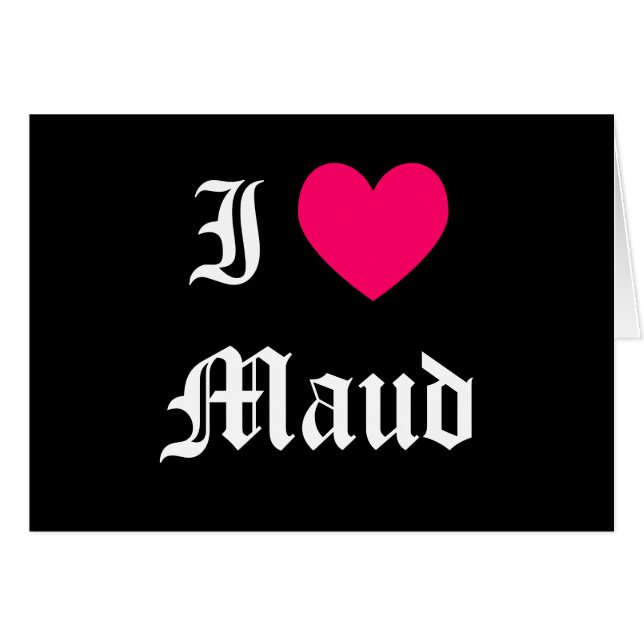 Ik hou van Maud (Voorkant Horizontaal)