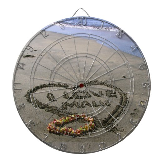 Ik hou van Maui Dartbord (Voorkant)