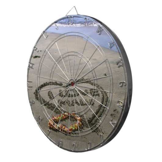 Ik hou van Maui Dartbord (Voorkant Rechts)