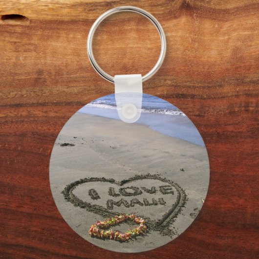 Ik hou van Maui Sleutelhanger (Voorkant)