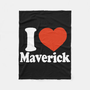 Ik hou van Maverick, Ik Hart Maverick, Rode Hart V Fleece Deken