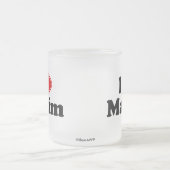 Ik hou van Maxim Matglas Koffiemok (Center)