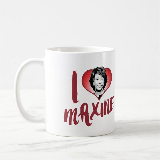 Ik hou van Maxine Waters - Koffiemok (Links)