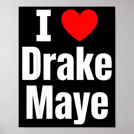 Ik hou van Maye Football Fan Poster (Voorkant)