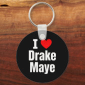 Ik hou van Maye Football Fan  Sleutelhanger (Voorkant)