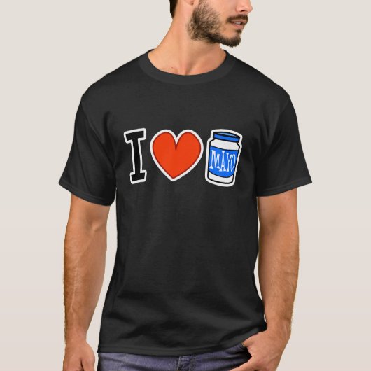 Ik hou van Mayo! T-shirt (Voorkant)