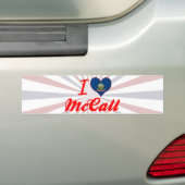 Ik hou van McCall, Idaho Bumpersticker (Op auto)