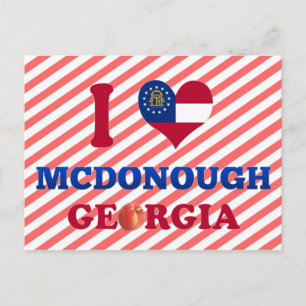 Ik hou van McDonough, Georgia Briefkaart