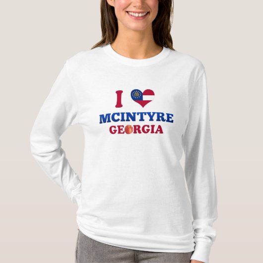 Ik hou van McIntyre, Georgia T-shirt (Voorkant)