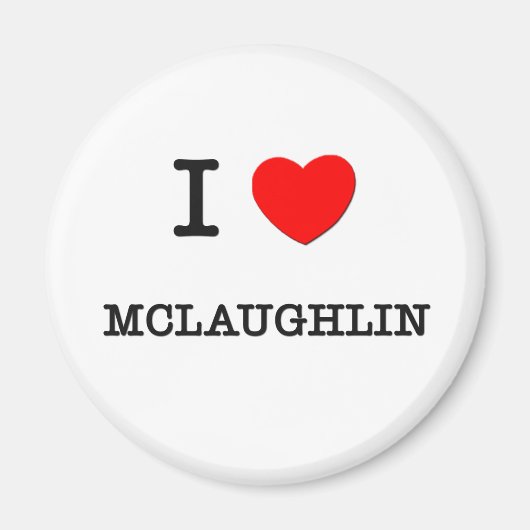 Ik hou van McLaughlin Magneet (Voorkant)