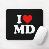 Ik hou van Md Heart Maryland Muismat (Met muis)
