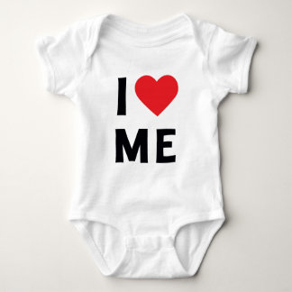Ik hou van me. Baby Unisex Romper