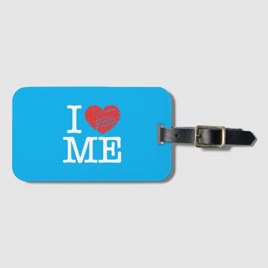 Ik hou van me bagagelabel (Voorkant (horizontaal))