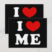 Ik hou van me bedankkaart (Voorkant / Achterkant)