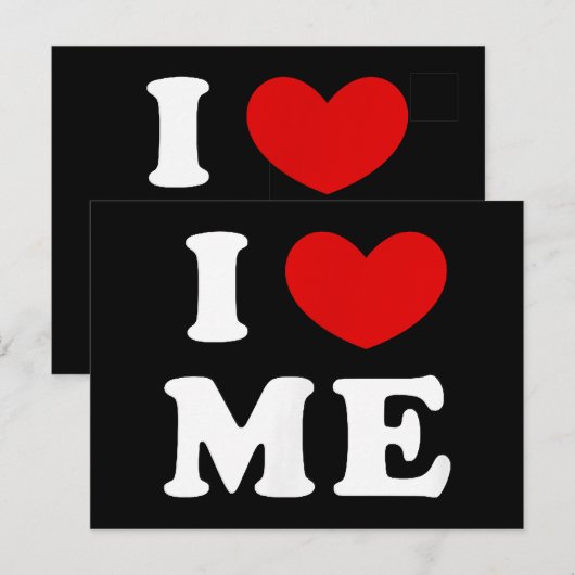 Ik hou van me briefkaart (Voorkant / Achterkant)