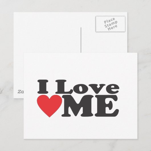 Ik hou van me briefkaart (Voorkant / Achterkant)