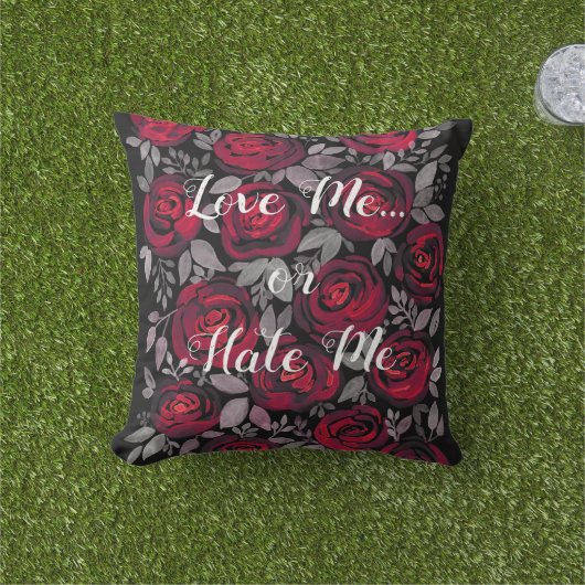 Ik hou van me. buitenkussen (Gras)