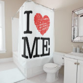 Ik hou van me douchegordijn (In situ)