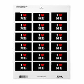 Ik hou van me etiket (Full Sheet)