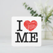 Ik hou van me feestdagenkaart (Staand voorkant)