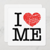 Ik hou van me feestdagenkaart (Voorkant / Achterkant)