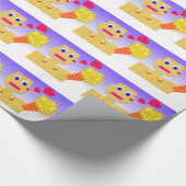 Ik hou van me, ik ben een Bot Cadeaupapier (Hoek)