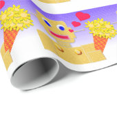 Ik hou van me, ik ben een Bot Cadeaupapier (Rol Hoek)