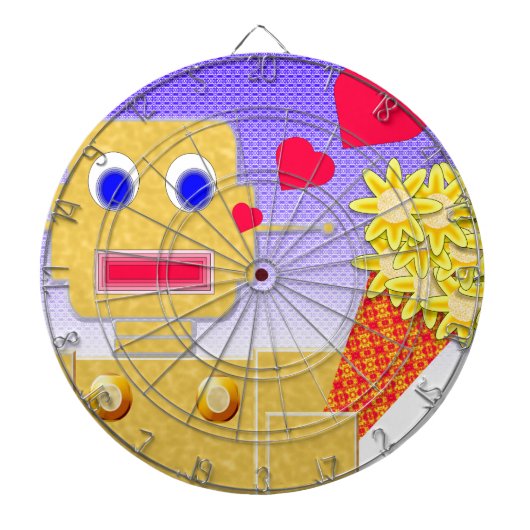 Ik hou van me, ik ben een Bot Dartbord (Voorkant)