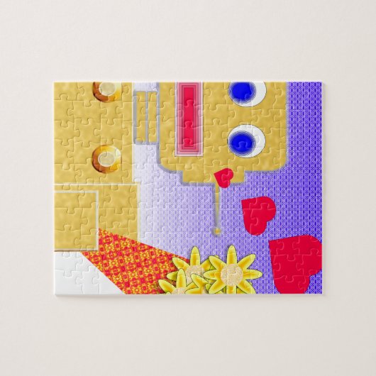 Ik hou van me, ik ben een Bot Legpuzzel (Horizontaal)