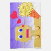 Ik hou van me, ik ben een Bot Theedoek (Verticaal)