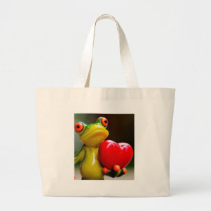 Ik hou van me...Ik ben Lonley. Grote Tote Bag