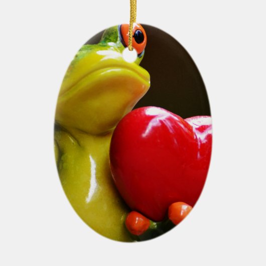 Ik hou van me...Ik ben Lonley. Keramisch Ornament (Voorkant)